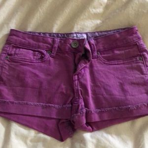 Aeropostale purple shorts
